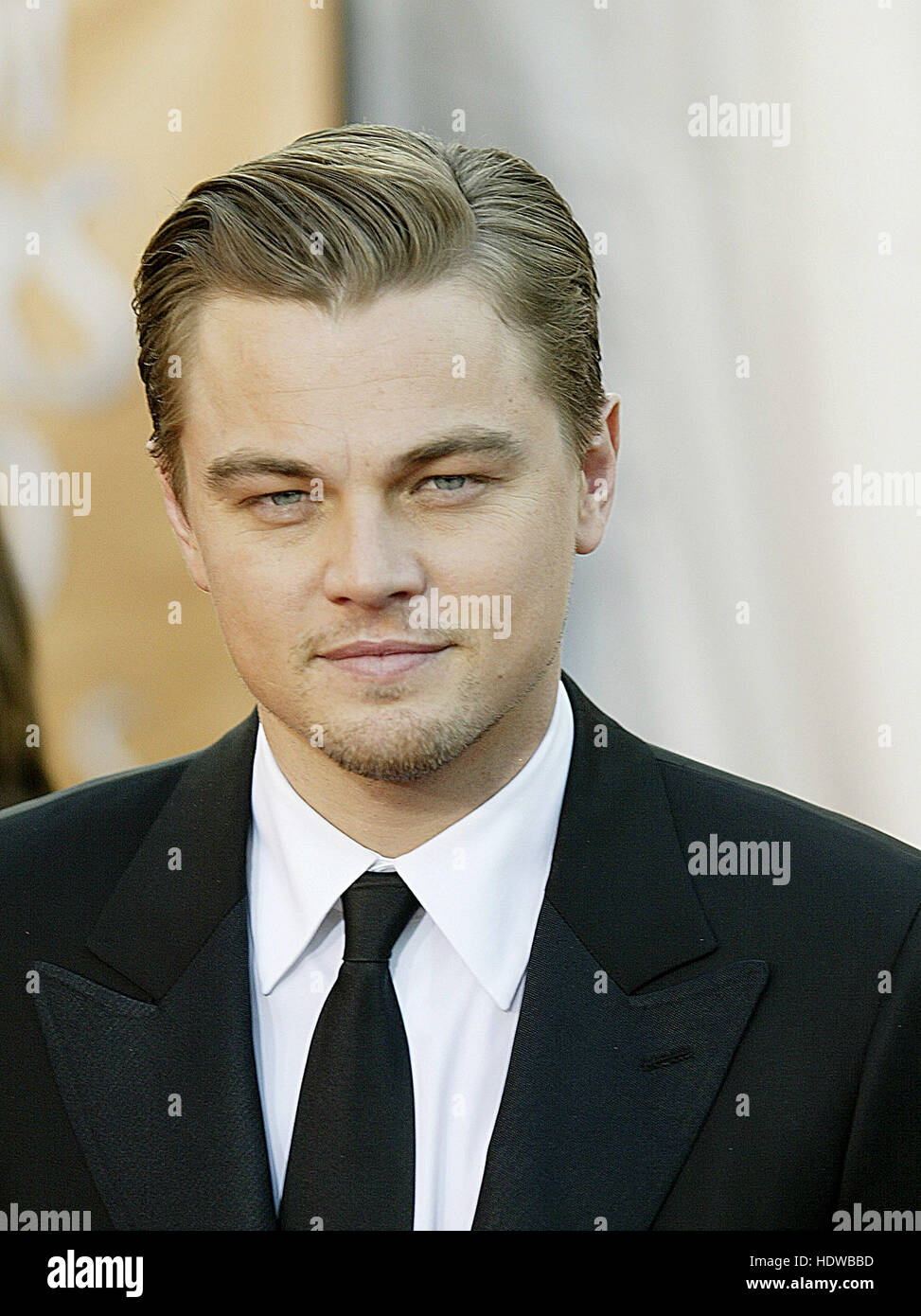 Leonardo DiCaprio at the Screen Actors Guild Awards  in Los Angeles on Feb. 5, 2005 Photo credit: Francis Specker Stock Photo