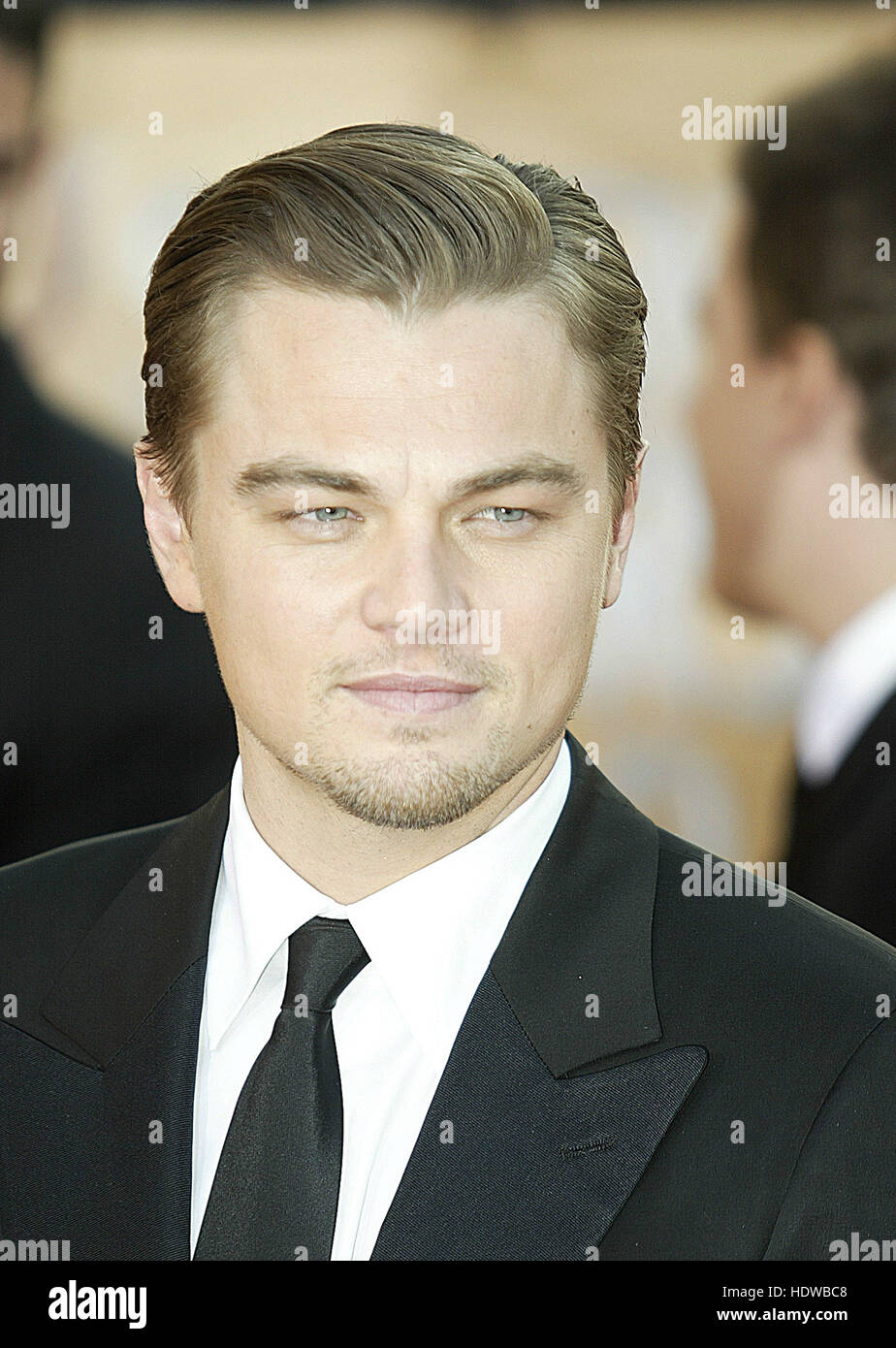 Leonardo DiCaprio at the Screen Actors Guild Awards  in Los Angeles on Feb. 5, 2005 Photo credit: Francis Specker Stock Photo