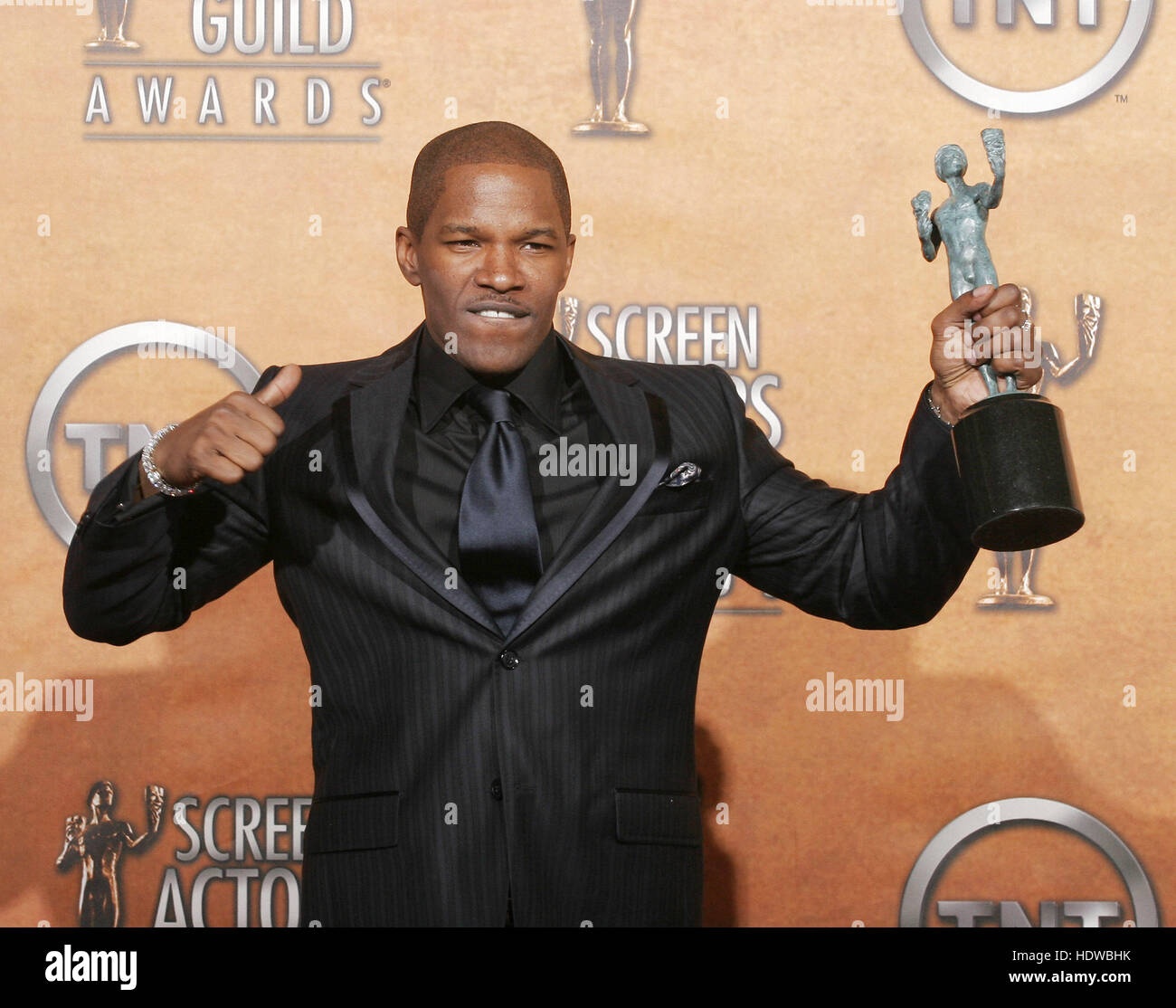 Jamie Foxx holds the award for outstanding performance by a male actor