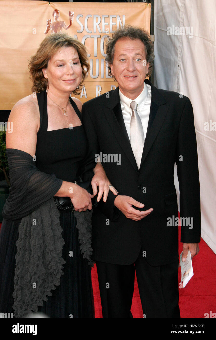 Actor geoffrey rush actress wife hi-res stock photography and images - Alamy