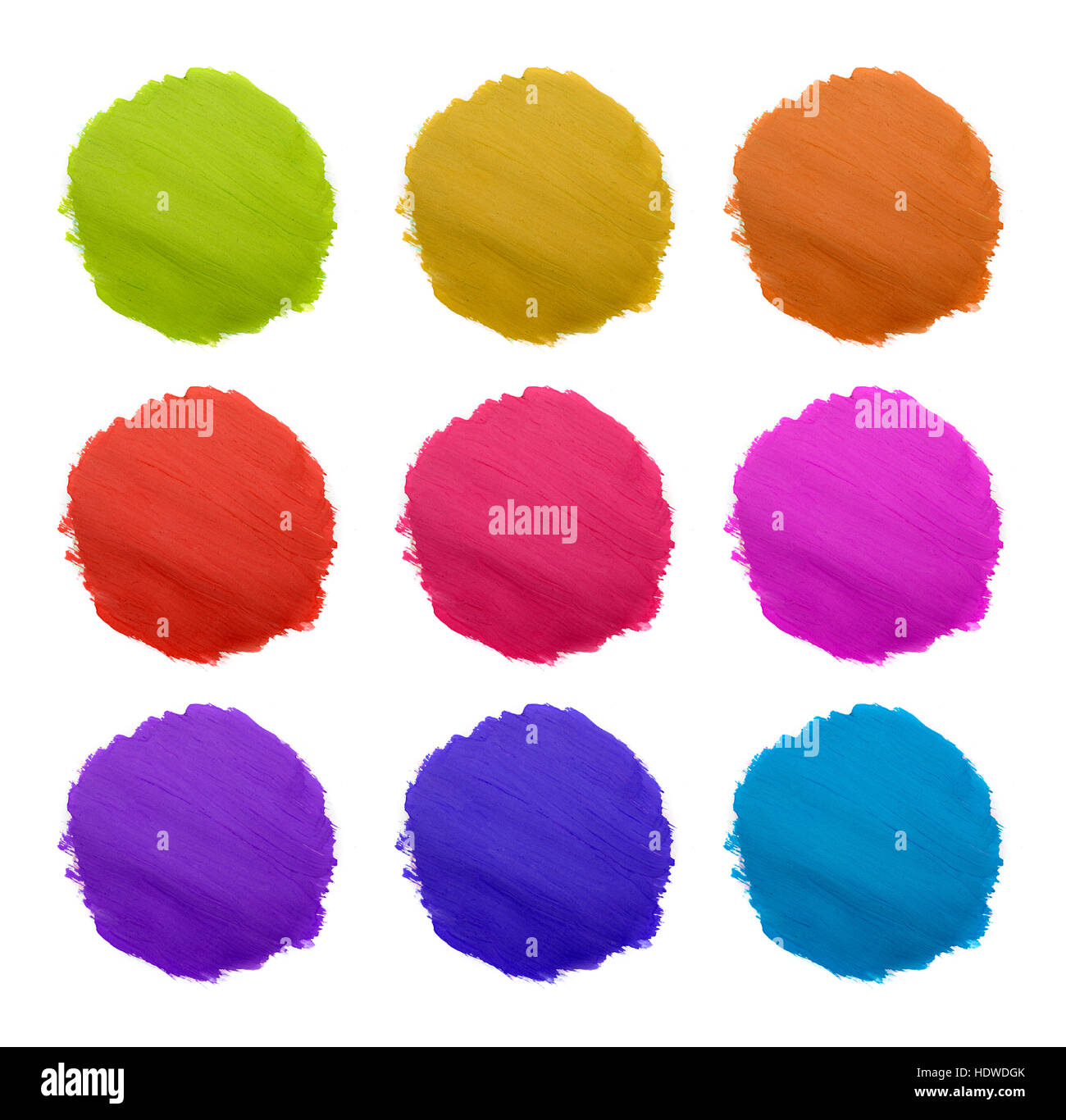 Shape of different color isolated on white background Stock Photo - Alamy