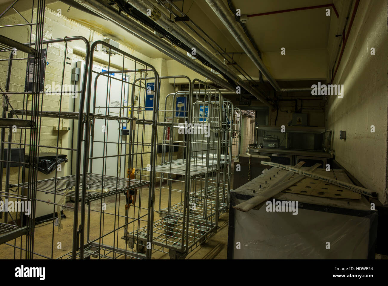 Interior image of the Basement at Selly Oak Hospital, Birmingham