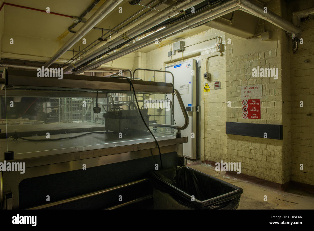 Interior image of the Basement at Selly Oak Hospital, Birmingham