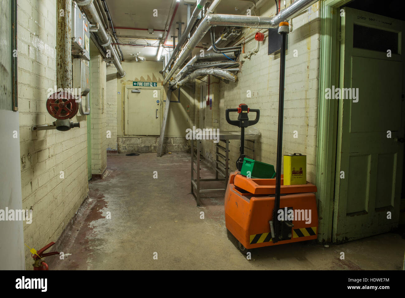 Interior image of the Basement at Selly Oak Hospital, Birmingham