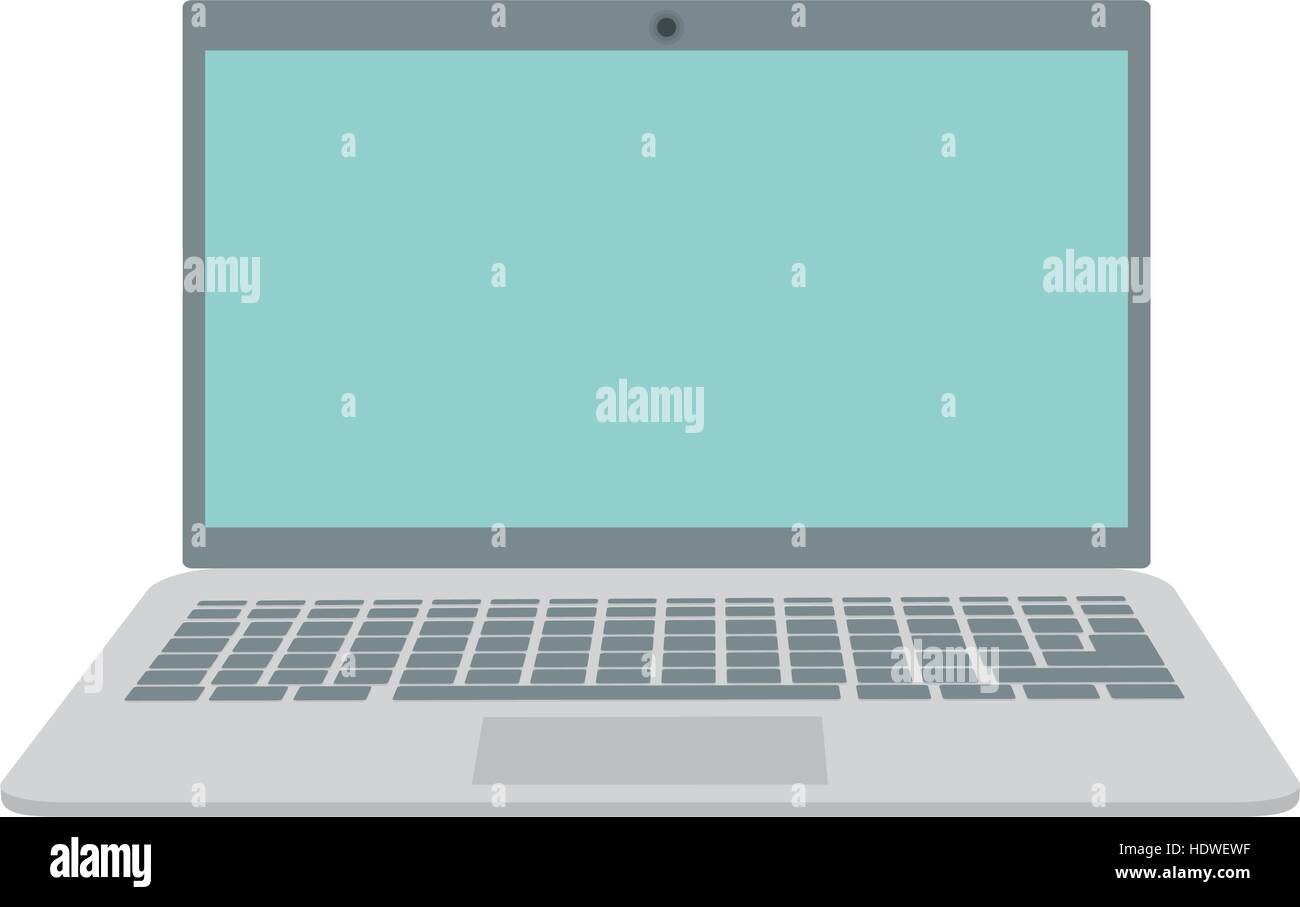 Laptop computer technology icon vector illustration graphic design ...