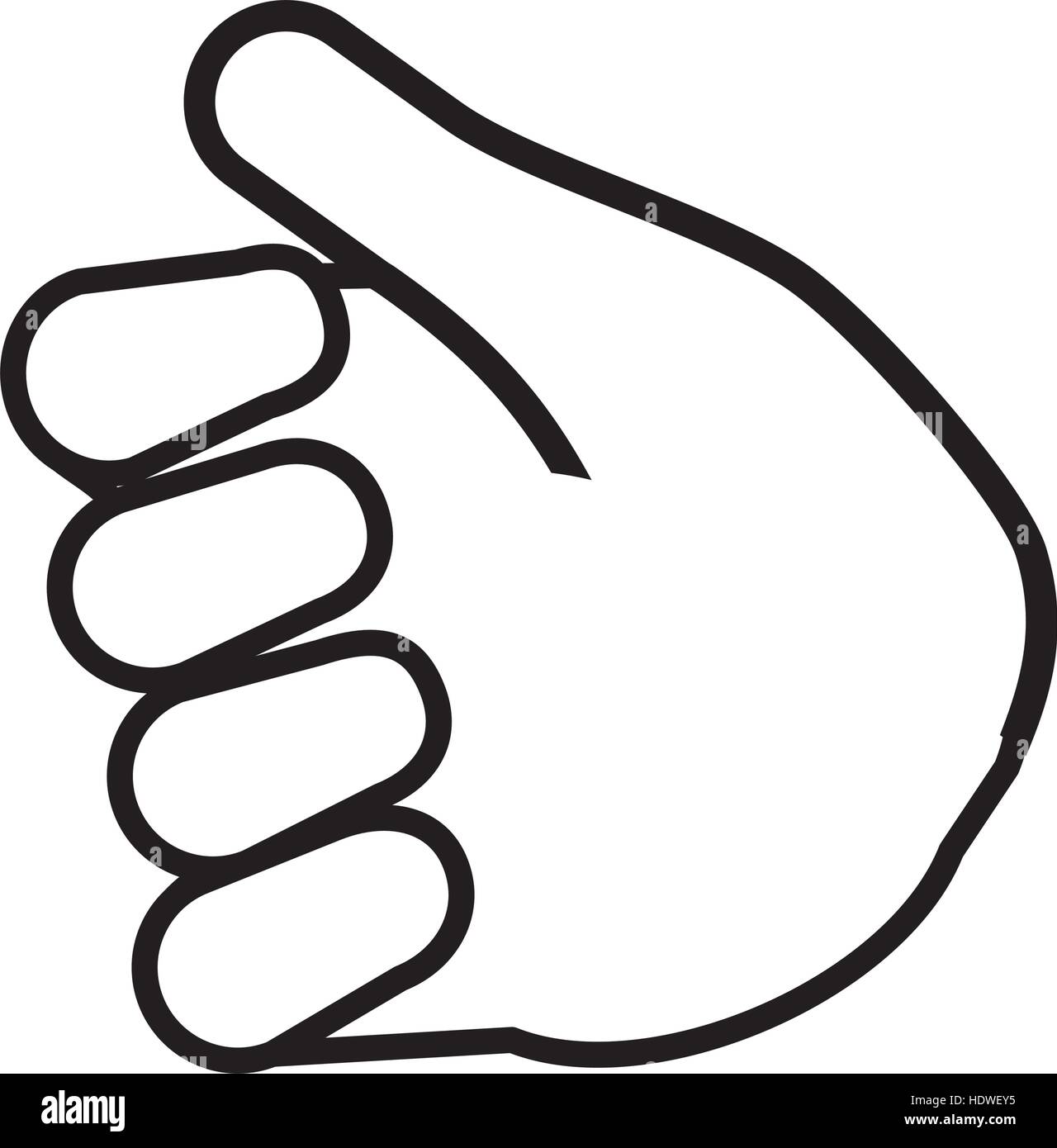 Human hand hold something icon vector illustration graphic design Stock ...