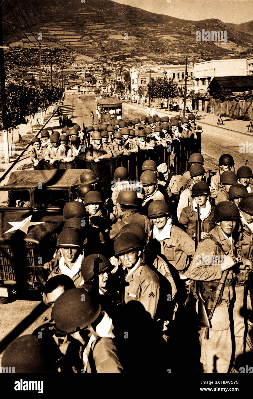 Korean war 1950 us hi-res stock photography and images - Alamy