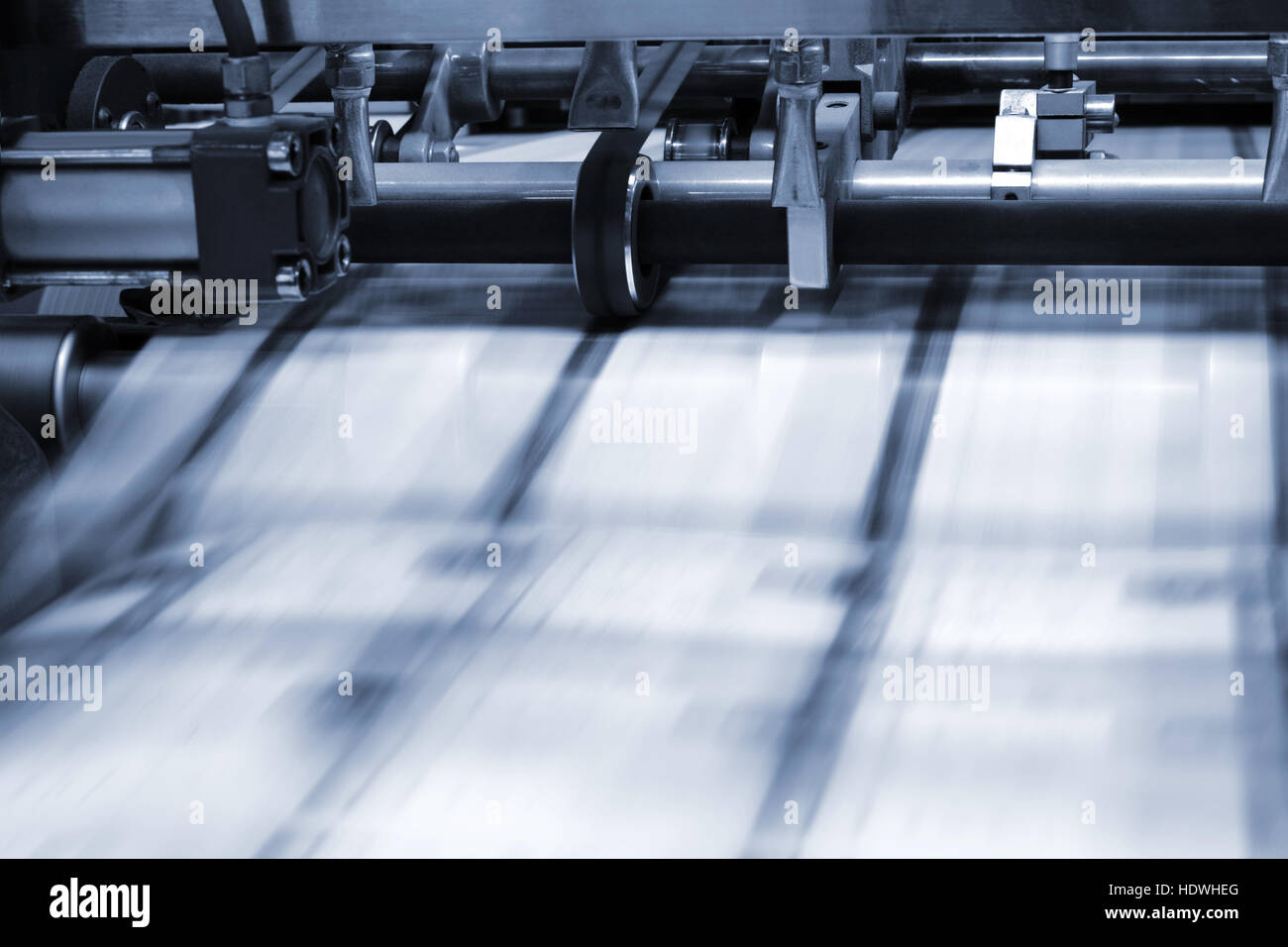 printing process in a modern printing house Stock Photo Alamy