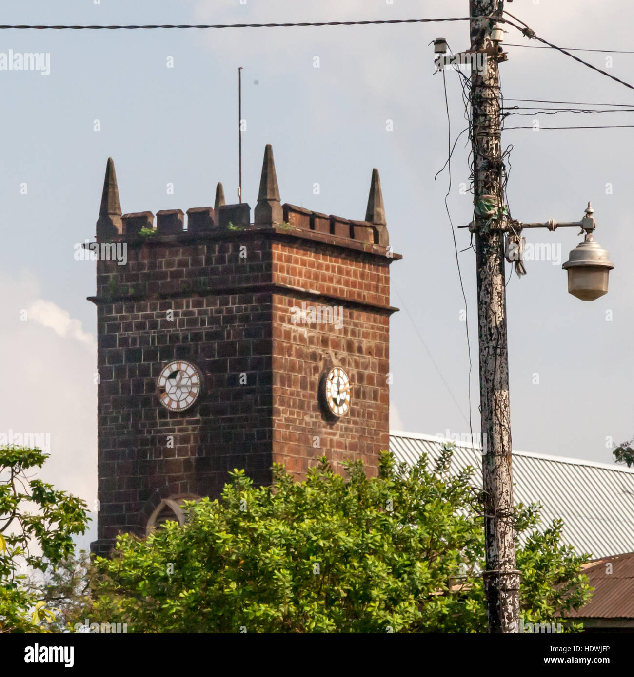 Clock tower in Freetown, Sierra Leone Stock Photo