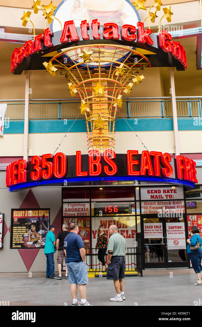 Heart Attack Grill, Las Vegas, Nevada Stock Photo - Alamy
