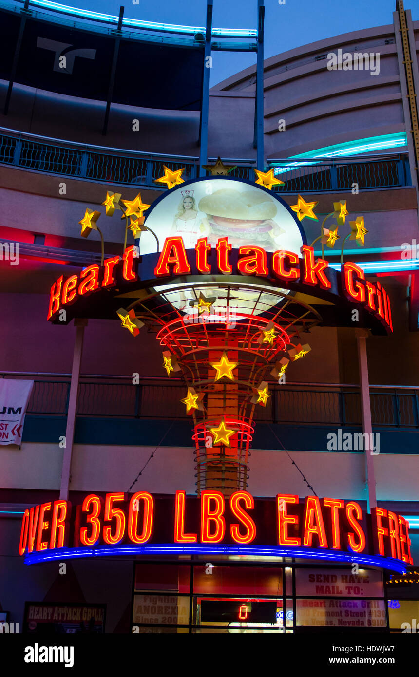 Heart Attack Grill, Las Vegas, Nevada Stock Photo - Alamy