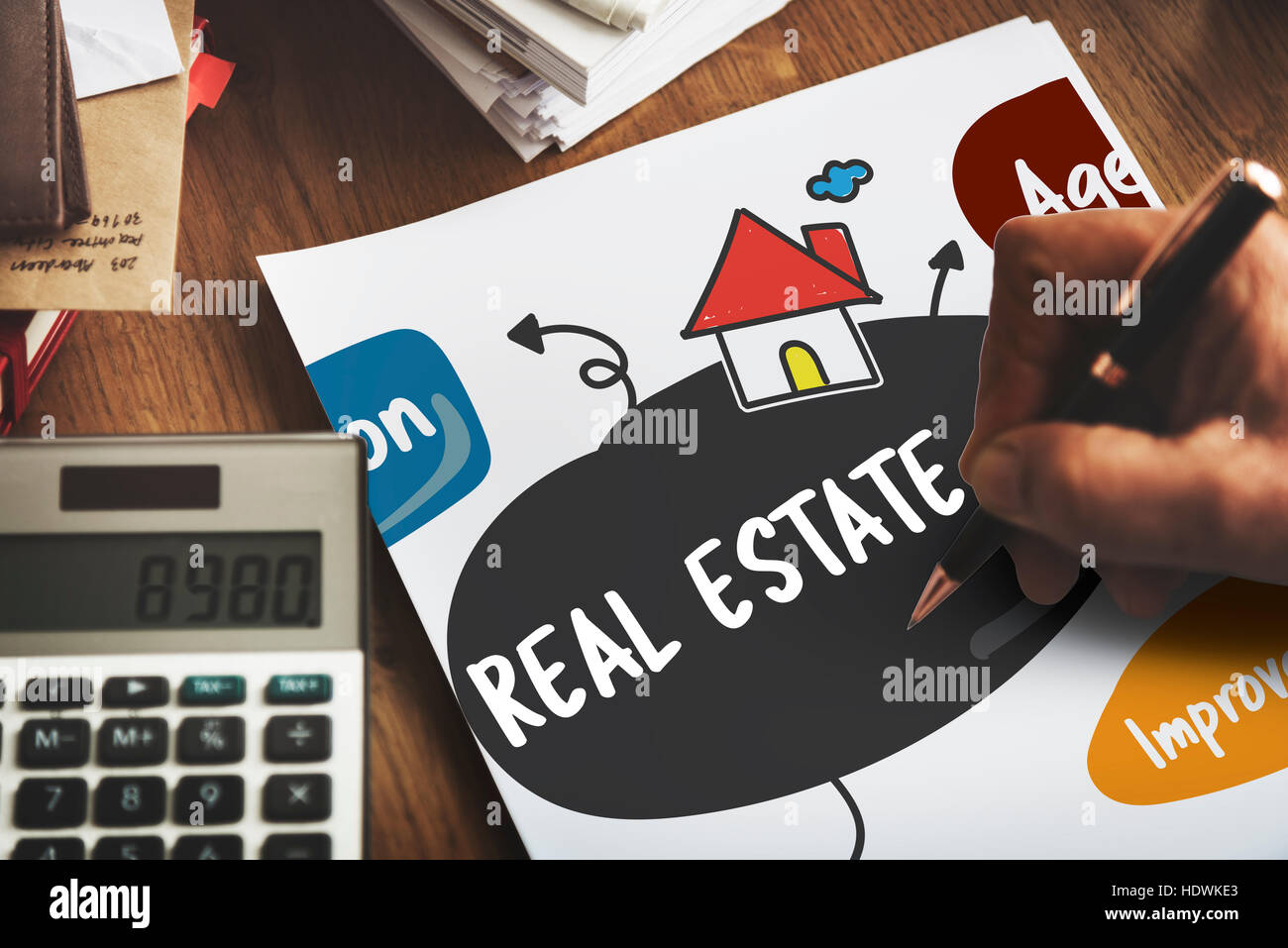 Real Estate Living Housing Concept Stock Photo