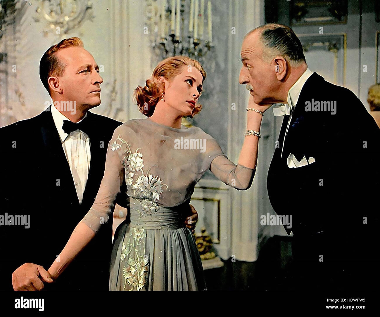 HIGH SOCIETY 1956 MGM film with Grace Kelly and Bing Crosby at left Stock Photo