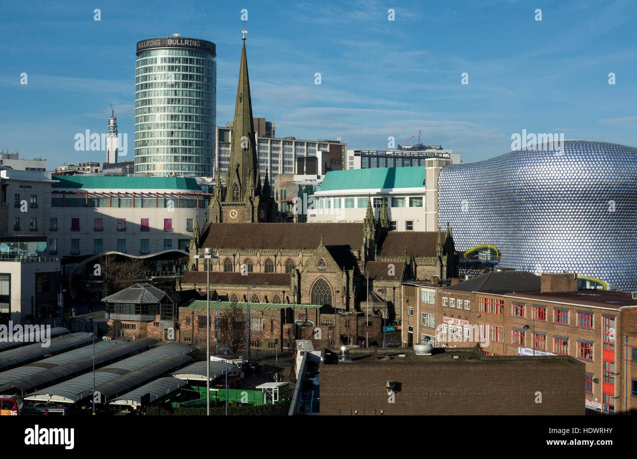 The Bullring area of Birmingham city centre, West Midlands, England, UK Stock Photo