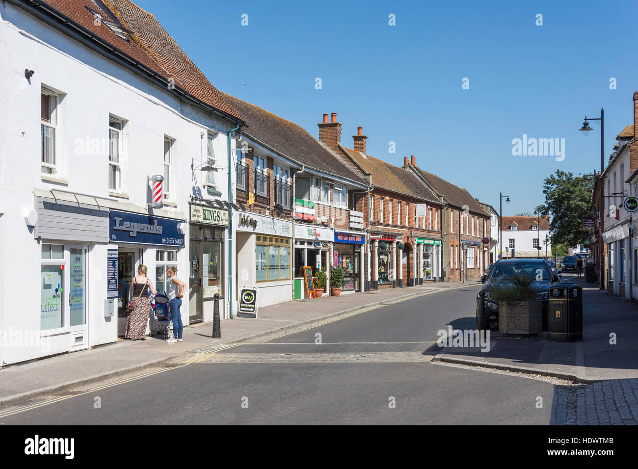 High Street, Thatcham, Berkshire, England, United Kingdom Stock Photo