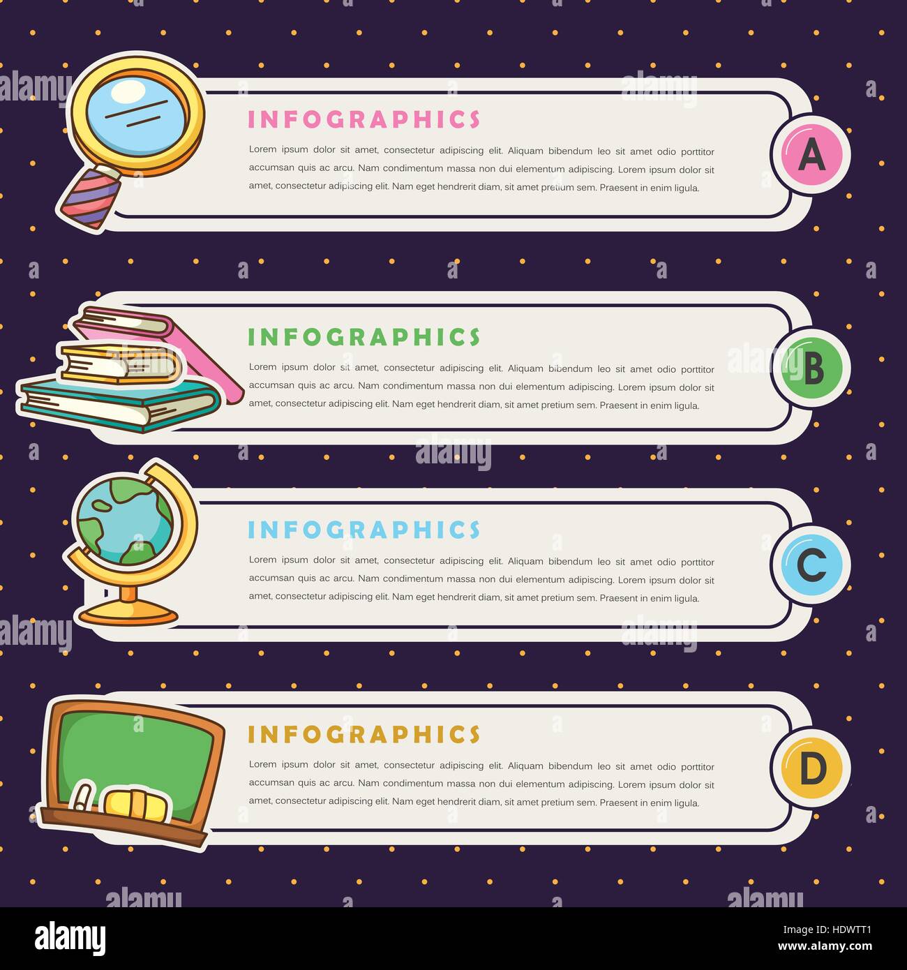 Mẫu thiết kế Infographic giáo dục phù hợp để trình bày dữ liệu và thông tin liên quan đến lĩnh vực giáo dục một cách chuyên nghiệp nhất. Hãy trải nghiệm sự khác biệt với những mẫu thiết kế Infographic giáo dục đầy sức hút này.