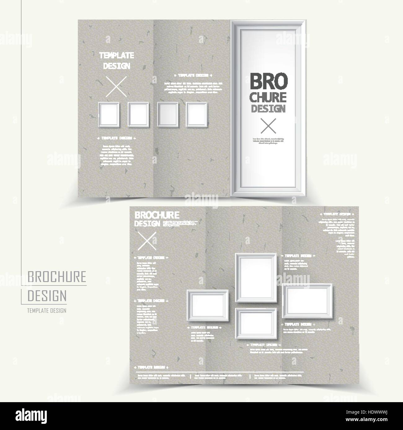 tri fold blank