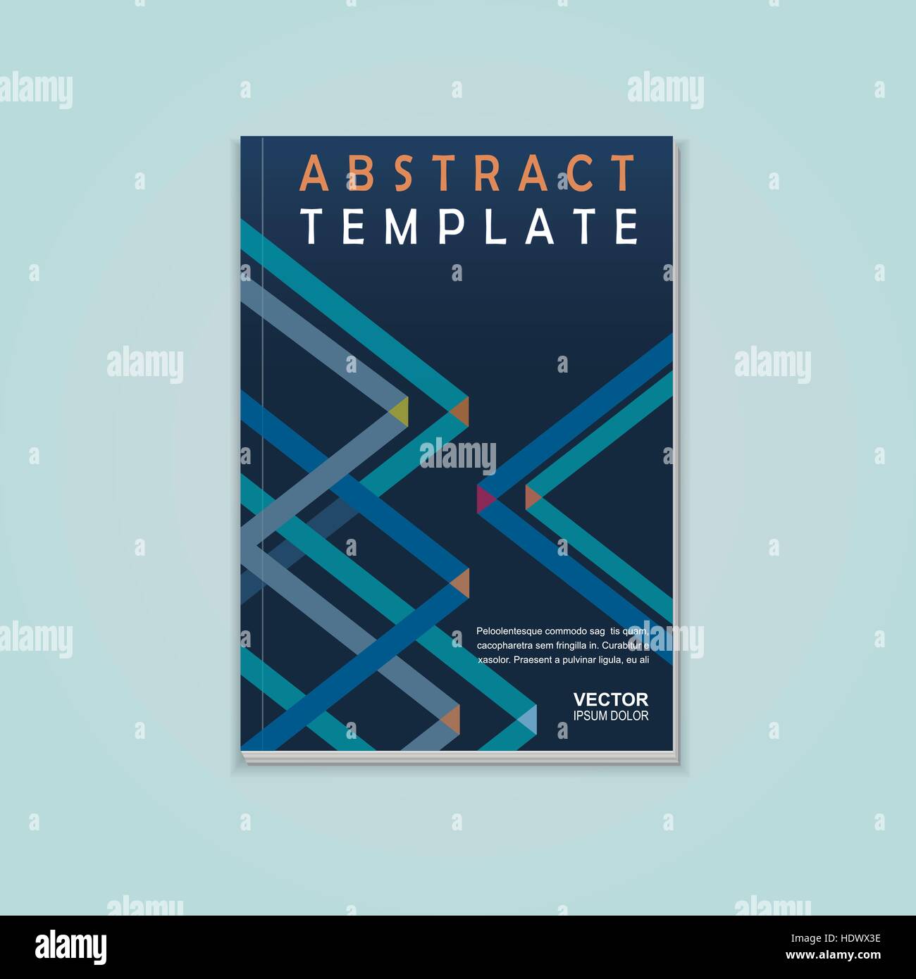 abstract paper folded pattern background for book cover template Stock ...