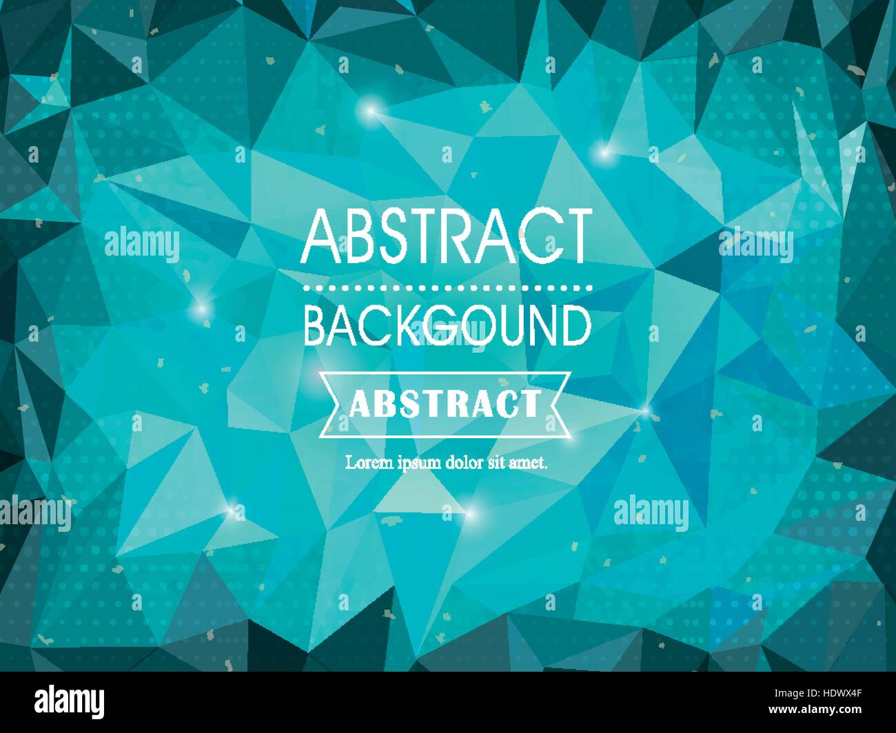 abstract polygonal background for poster template in blue Stock Vector ...