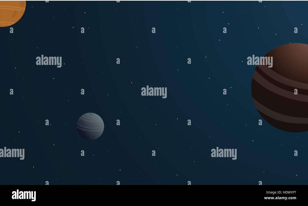 Illustration of planet space beauty Stock Vector Image & Art - Alamy