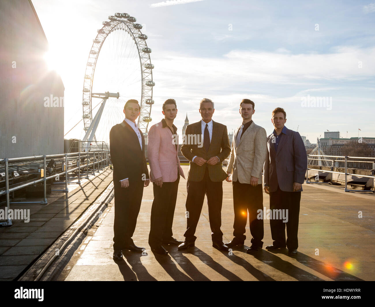Photocall with Martin Kemp, formerly of Spandau Ballet, who stars in Million Dollar Quartet at the Royal Festival Hall in London until 2 January 2017. Stock Photo