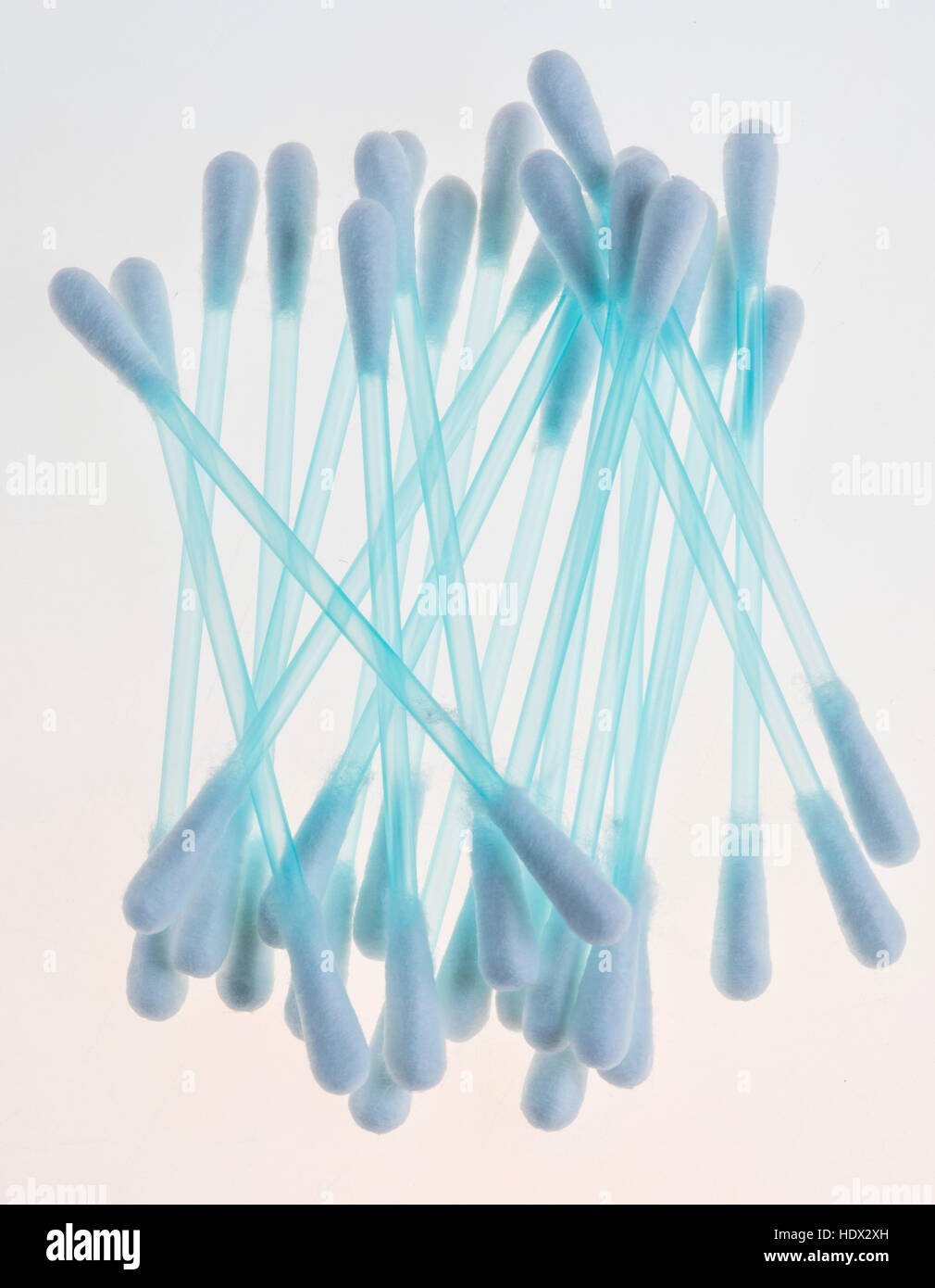 Many cotton buds Stock Photo