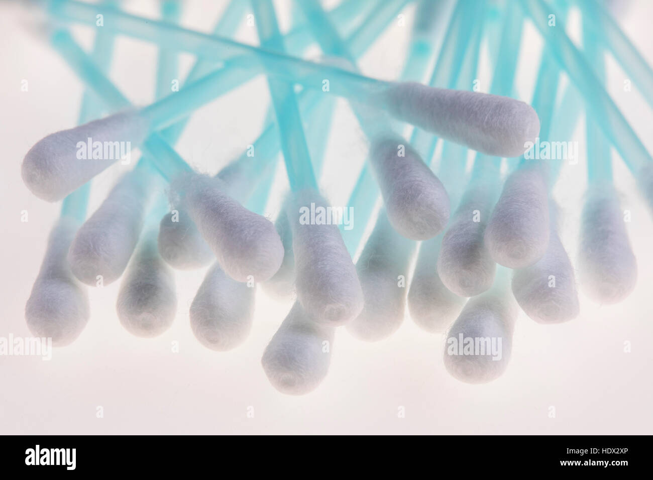 Many cotton buds Stock Photo