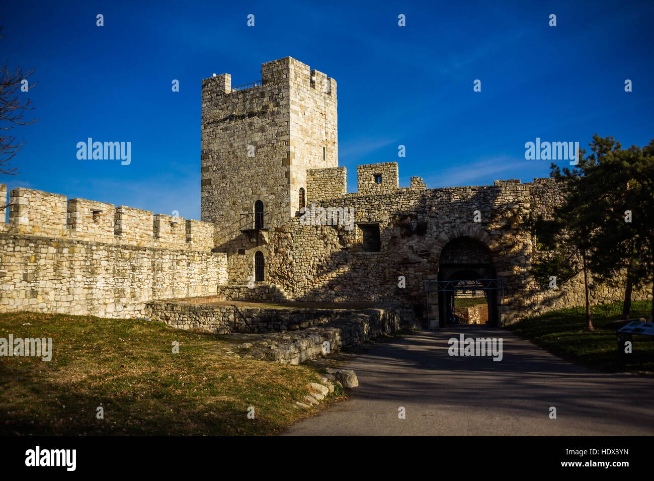 Belgrade fortress. Serbia. Stock Photo