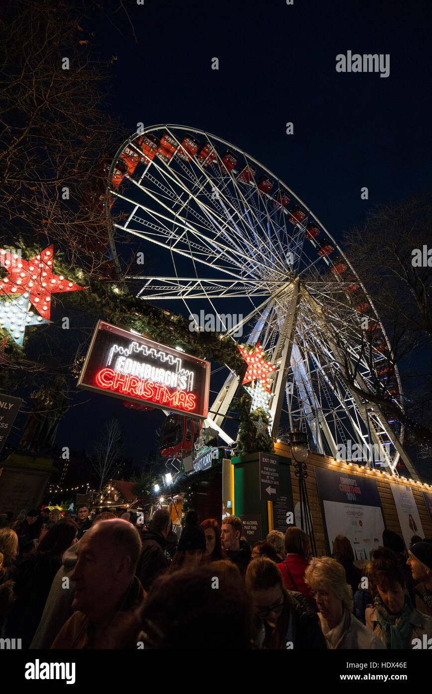 Edinburgh Christmas tourism, Scotland Christmas Market, Princes