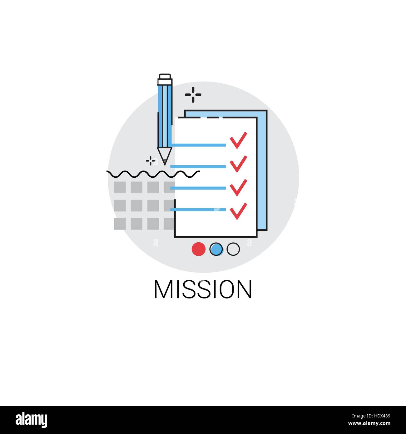 Mission Marketing Vision Business Economy Icon Stock Vector