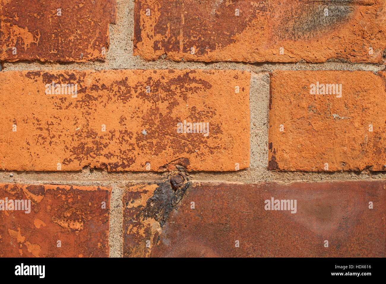 Red Brick Wall background pattern Stock Photo
