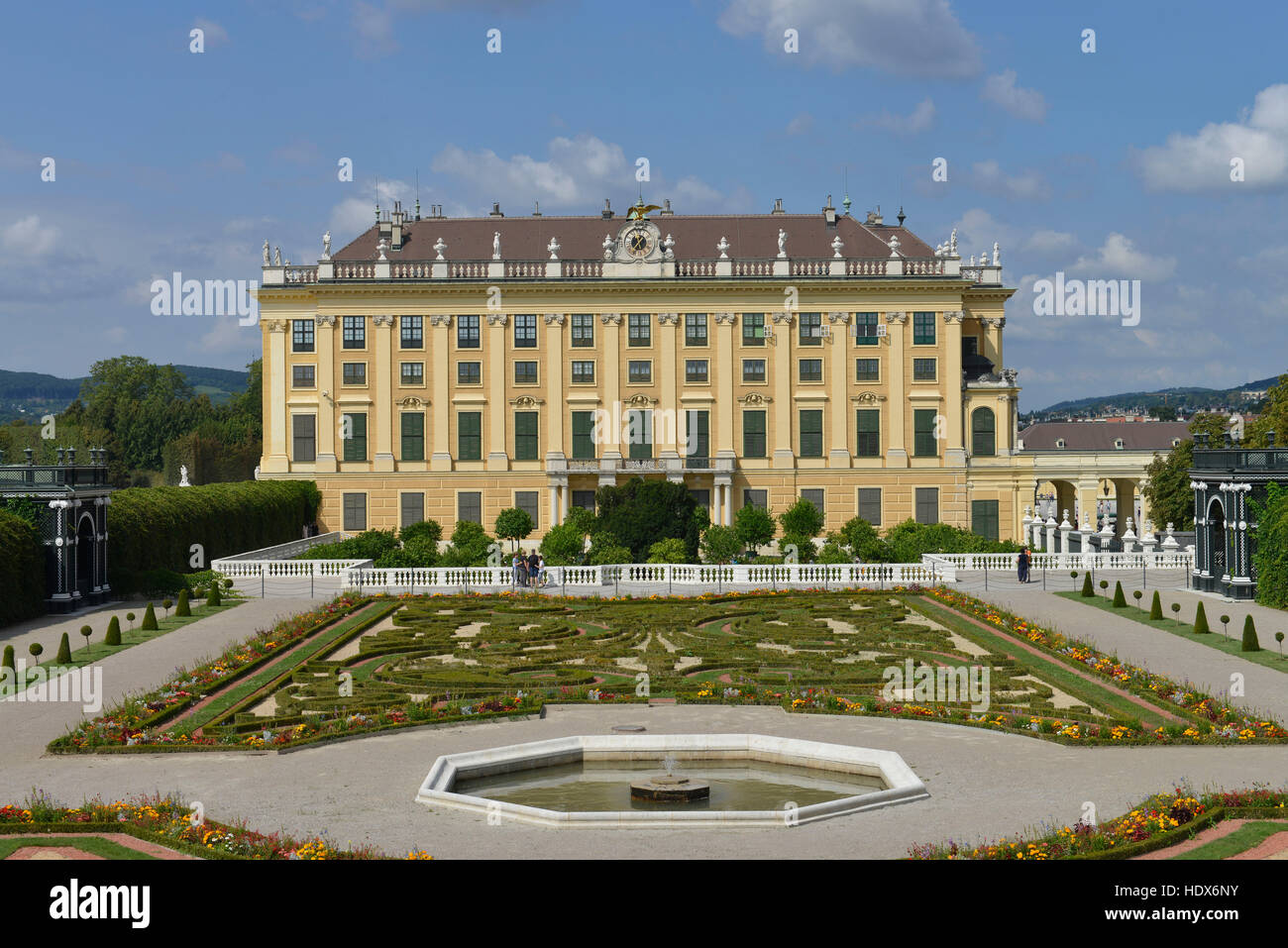 Kronprinzengarten, Schloss Schoenbrunn, Wien, Oesterreich Stock Photo