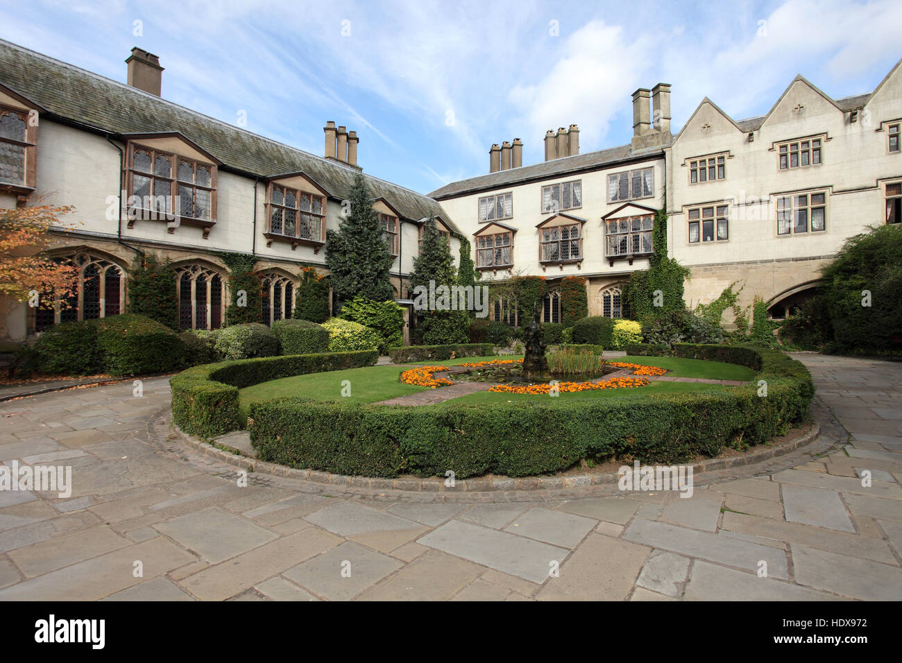 Coombe Abbey, a popular moated wedding venue, hotel and conference centre at Coventry Stock Photo