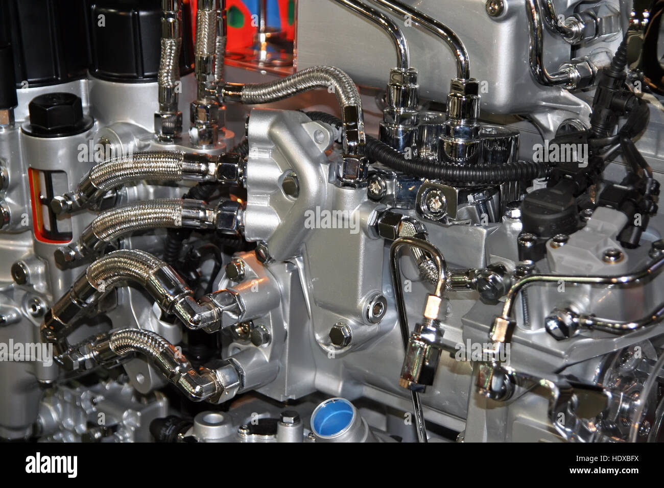 Automobile gearbox part. Car engine part. Automobile mechanics Stock