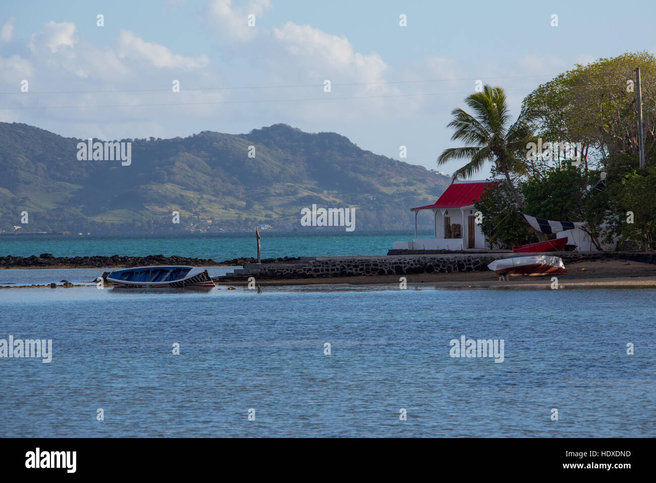 Small house on Mauritius Island Stock Photo Alamy