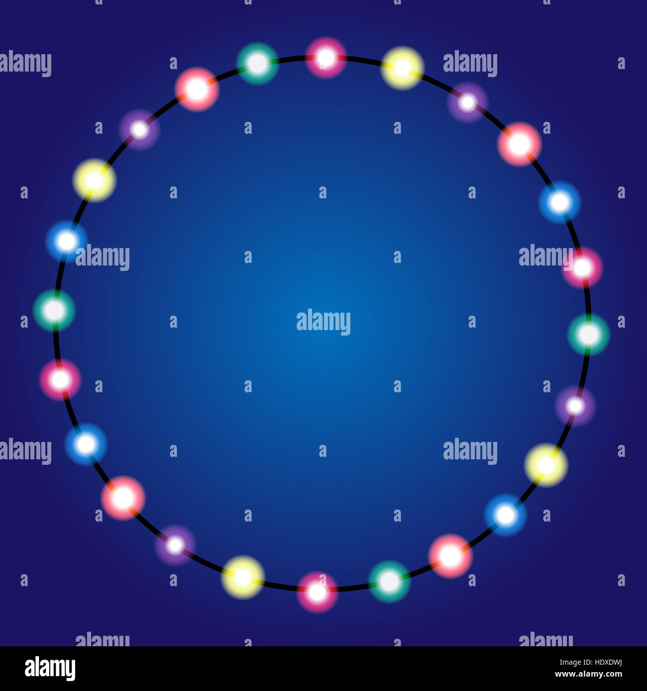 Christmas illuminated border hi-res stock photography and images - Alamy