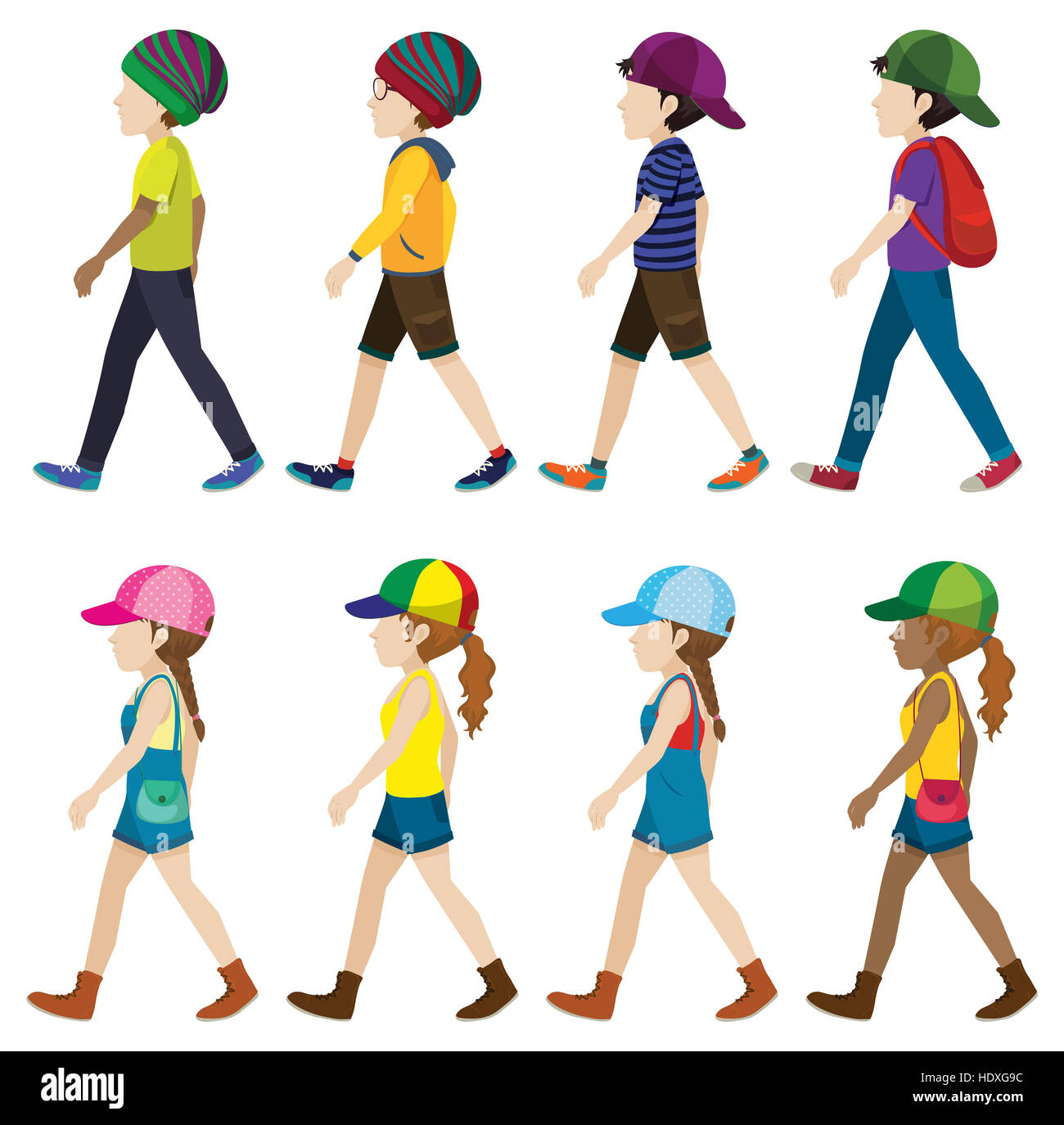 Vector faceless characters hi-res stock photography and images - Alamy
