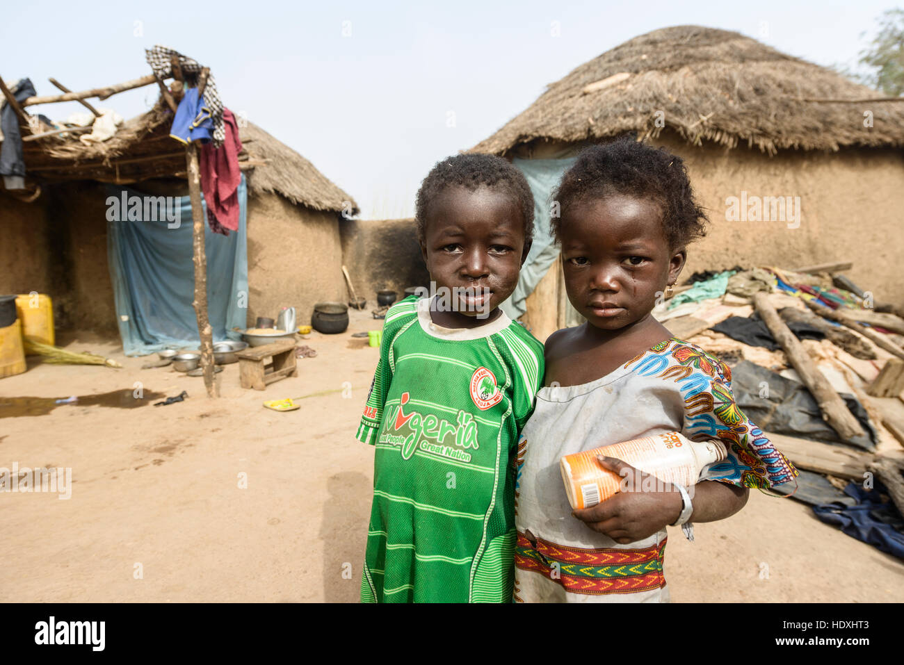 Village life of Northern Togo Stock Photo