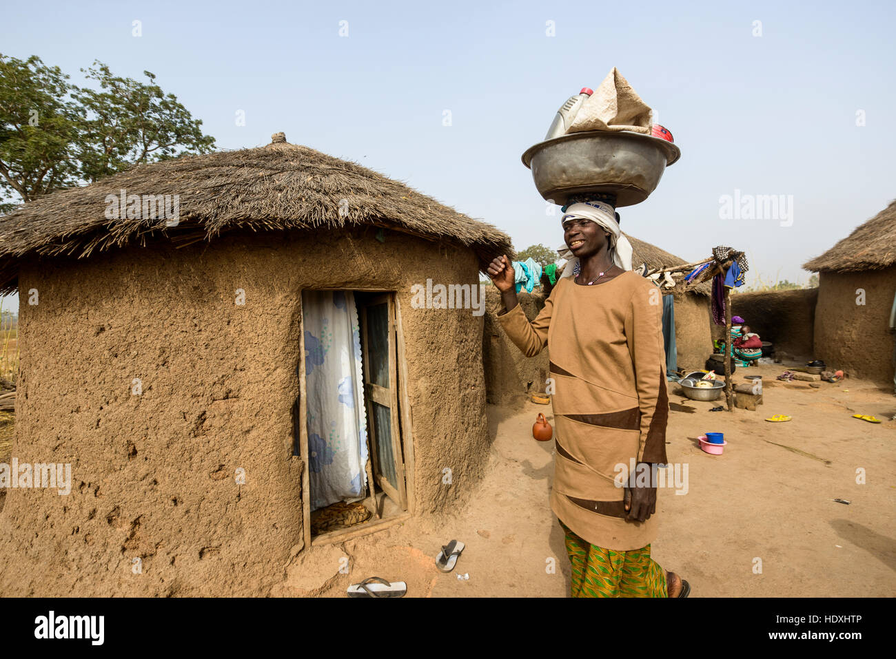 Village life of Northern Togo Stock Photo