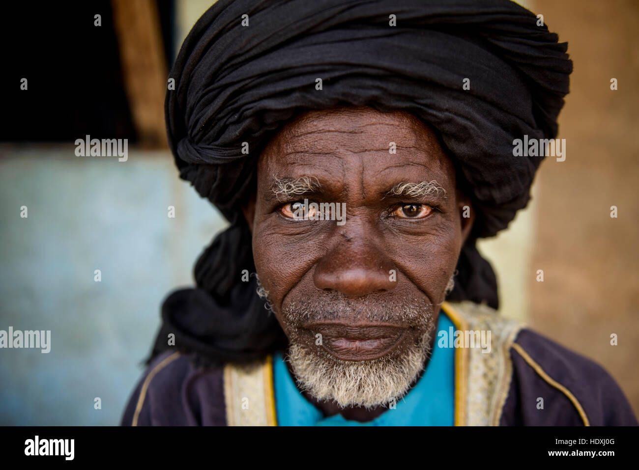 A Nigerien man (Niger), Burkina Faso Stock Photo - Alamy
