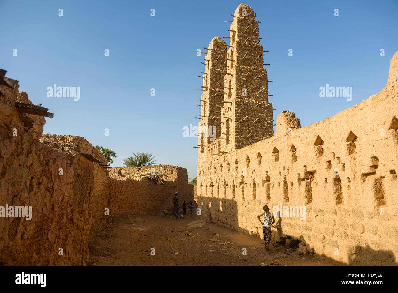 Grand Mosque of Bani, Burkina Faso Stock Photo - Alamy