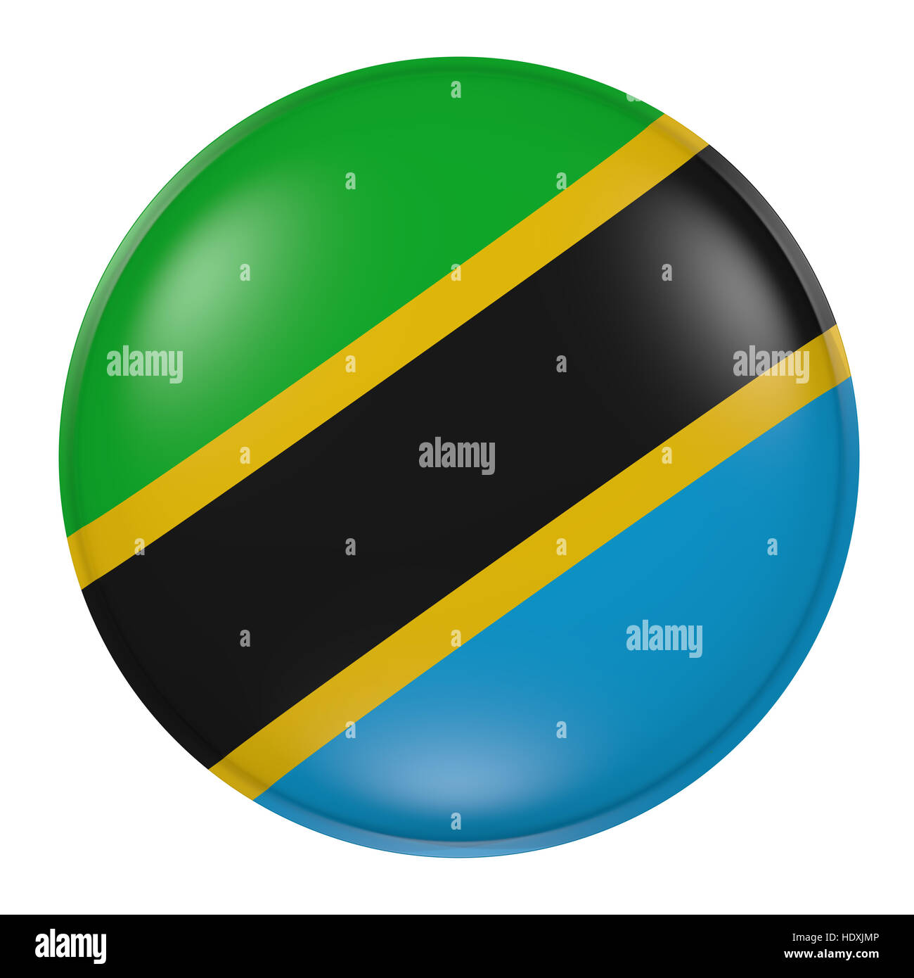 Tanzania 3d flag hi-res stock photography and images - Alamy
