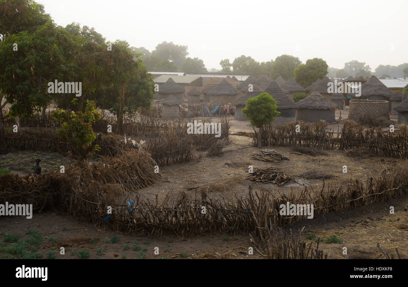 Village life in Guinea Stock Photo