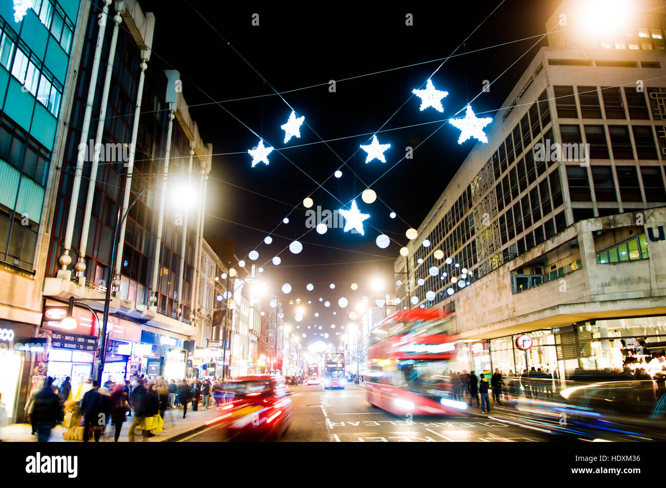 Christmas Lights, London 2016 Stock Photo - Alamy