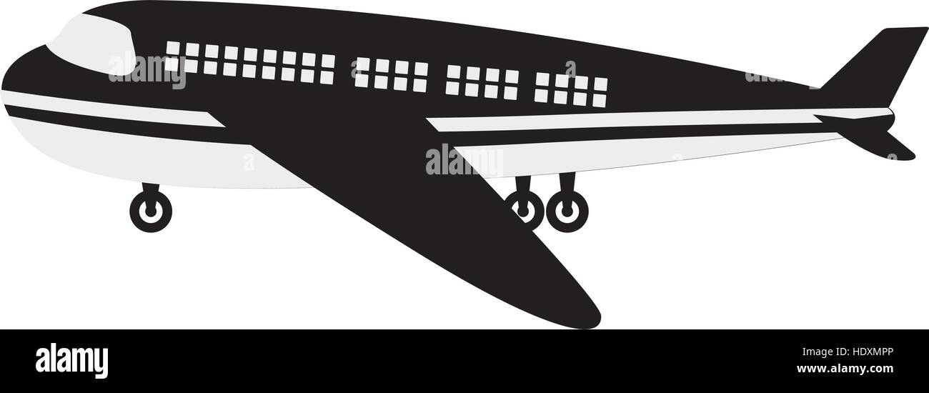Isolated airplane design Stock Vector Image & Art - Alamy