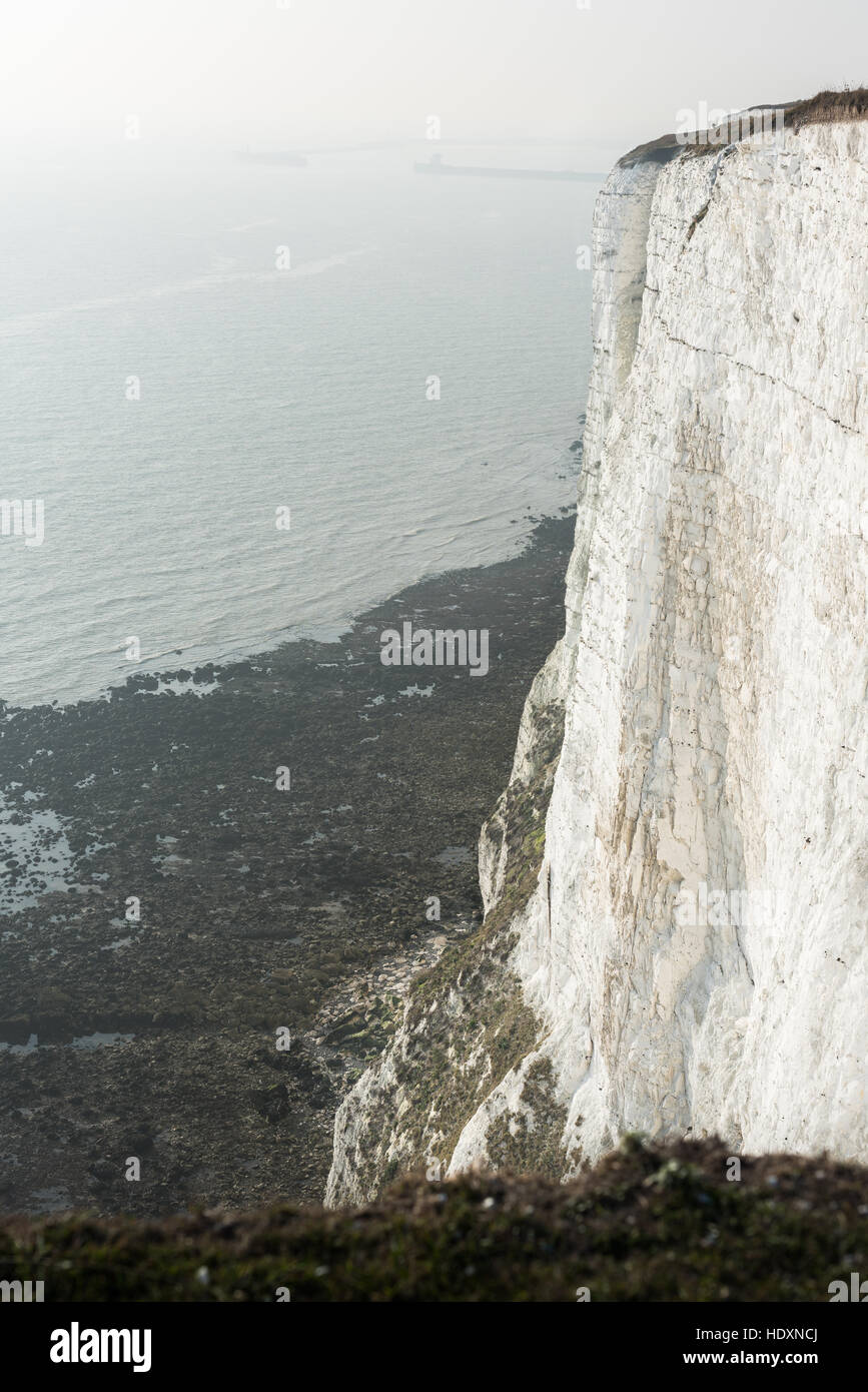 White cliffs, Dover. Stock Photo