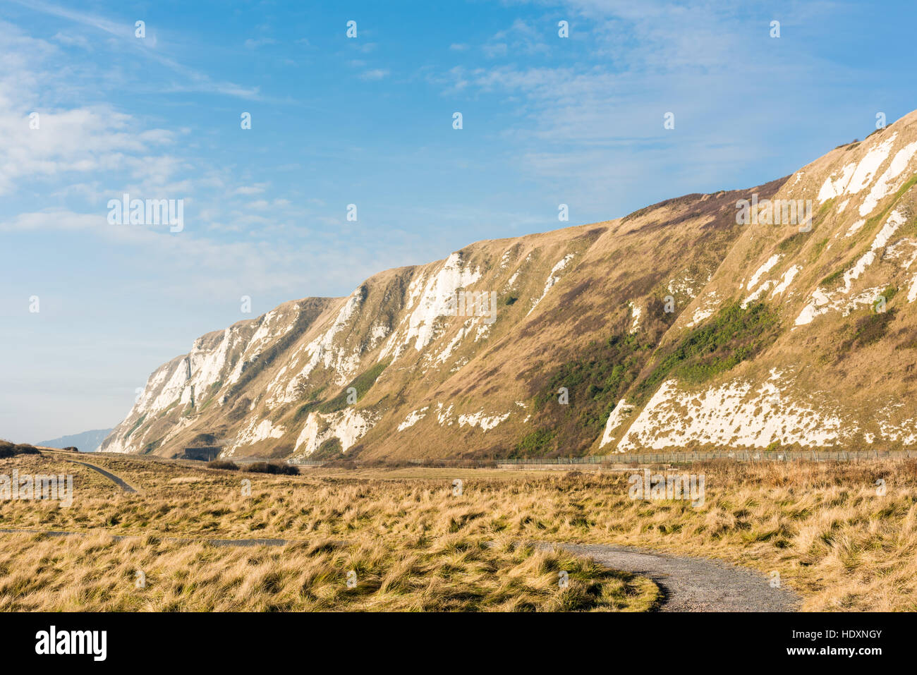 Spain Cliffs White cliffs behind hi-res stock photography and images - Alamy