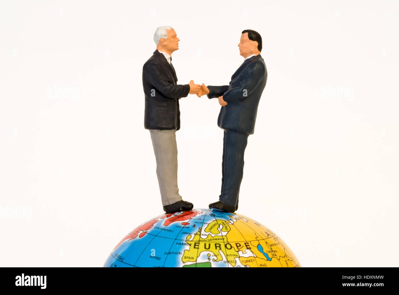 Symbolic picture for worldl peace and globalisation Stock Photo