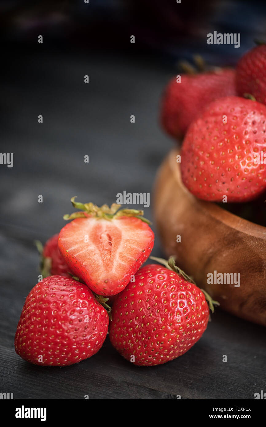 Fresh ripe strawberry Stock Photo - Alamy