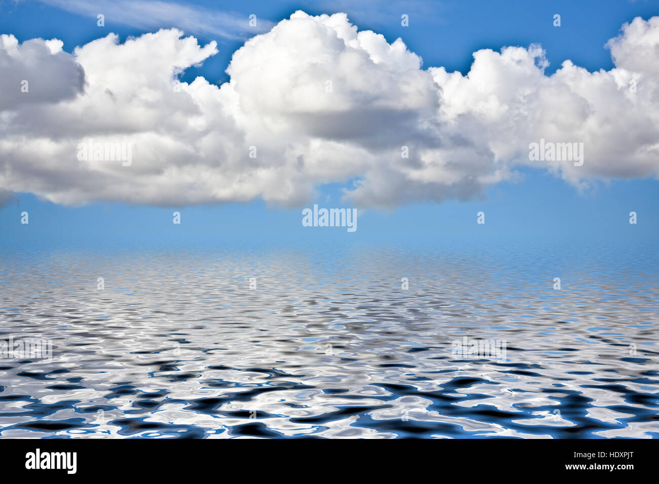 White and gray clouds in blue sky Stock Photo - Alamy